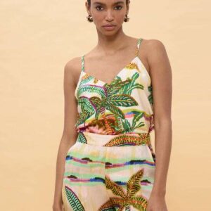 TOP PALMERAS SATINADO LOLA CASADEMUNT