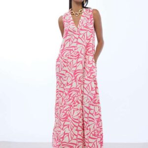 VESTIDO ESTAMPADO ROSA LOLA CASADEMUNT