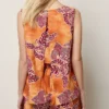 TOP ESTAMPADO NARANJA BSB