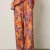 PANTALON ESTAMPADO NARANJA BSB