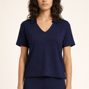 CAMISETA CUELLO POLO AZUL LOLITAS&L