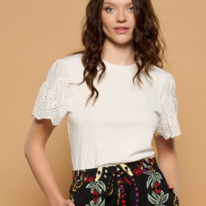 TOP TANGERINA BLANCO MINUETO