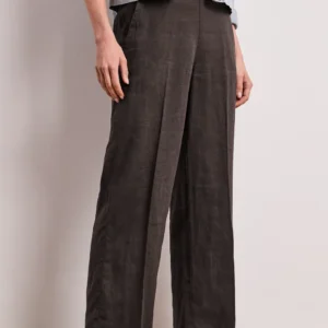 PANTALON LINO MARRON STREET ONE