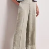 PANTALON LINO BEIGE STREET ONE