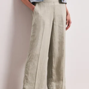 PANTALON LINO BEIGE STREET ONE