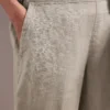 PANTALON LINO BEIGE STREET ONE