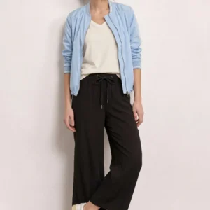 PANTALON NEGRO ANCHO STREET ONE