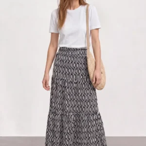 FALDA ESTAMPADA LARGA STREET ONE