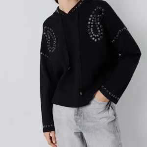 Sudadera Pedrería Negra BSB