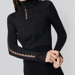 Jersey Lurex Negro BSB