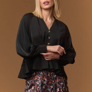 Blusa Negra Abbey MINUETO