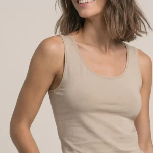 CAMISETA BASICA BEIGE STREET ONE