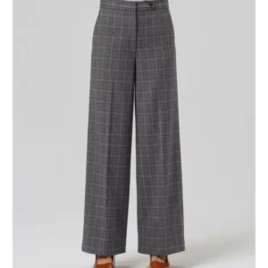 PANTALON CADO ANCHO CUADROS SURKANA