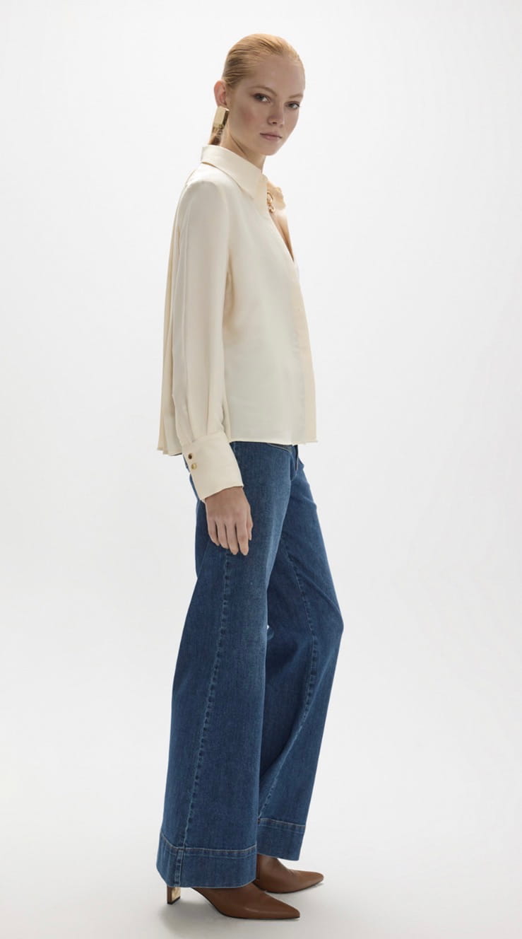 Blusa Espalda Plisada LOLA CASADEMUNT - Imagen 4
