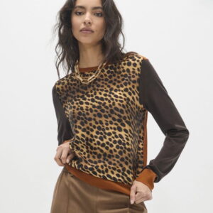 Jersey Marrón Multicolor LOLA CASADEMUNT