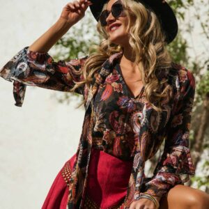 Blusa Solvik CAMALEÓNICA