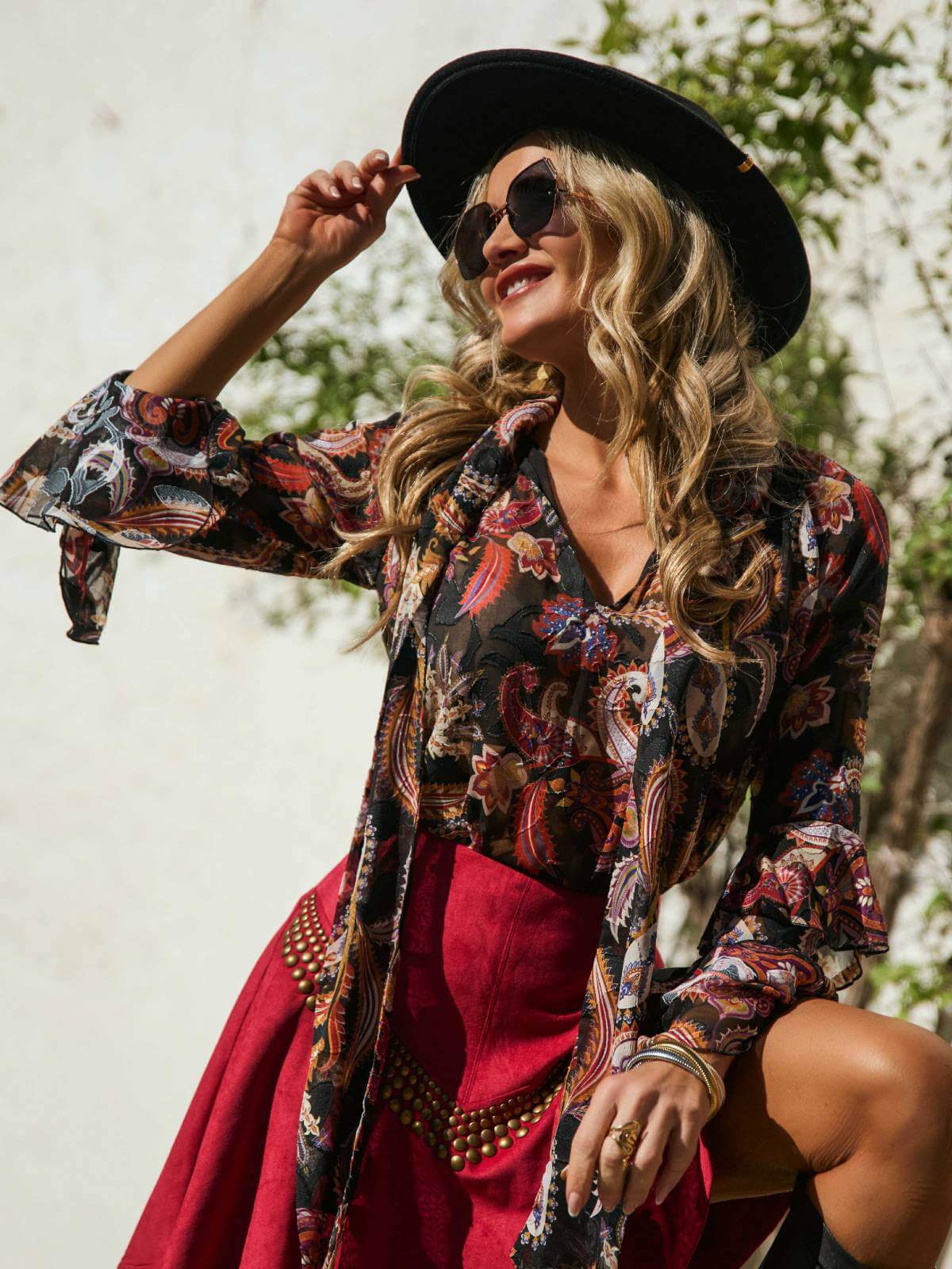 Blusa Solvik CAMALEÓNICA