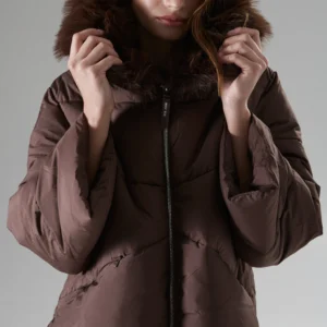 Chaqueta Acolchada Corta Marrón BSB